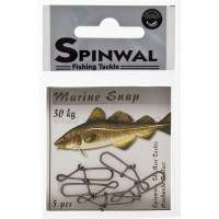Spinwal Snap Marine 30kg 5vnt.  jūriniai karabinai